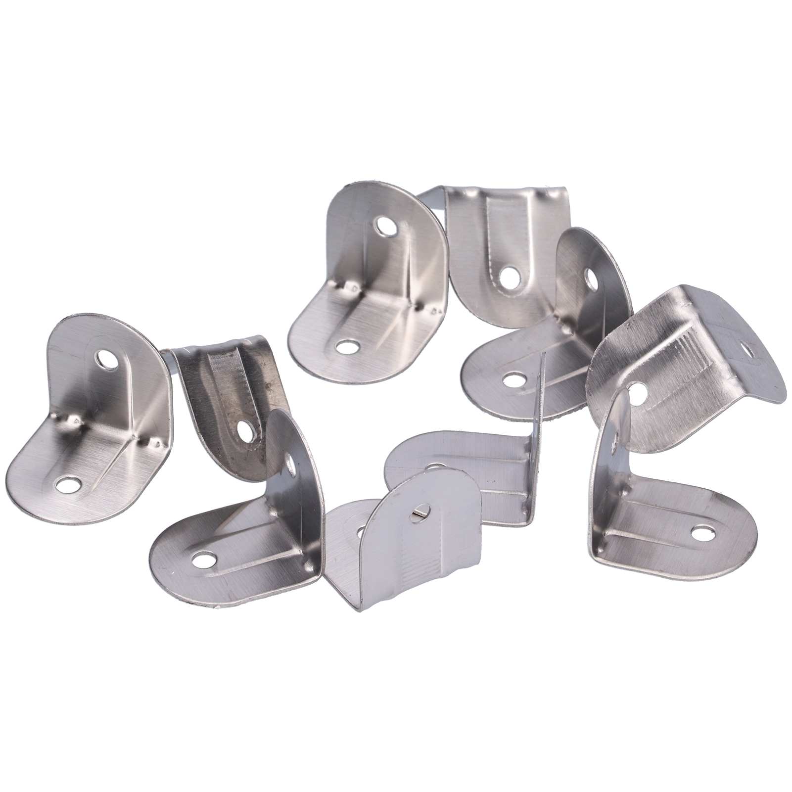 VOCIBO® Hoekbeugels, 20 stuks, metaal, 90 graden, 30 x 30 mm, roestvrij VOCIBO® Hoekbeugels, 20 stuks, metaal, 90 graden, 30 x 30 mm, roestvrij