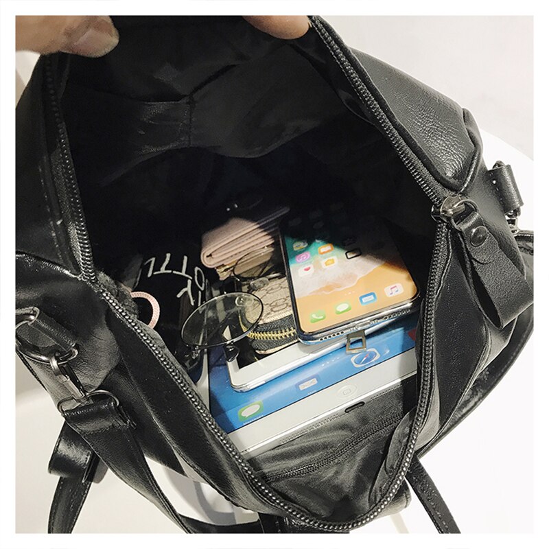 Mette dubbel blixtlåskvinna ryggsäck studentväska 100%  pvc senaste lågpris lätta bärbara lättviktsväskor