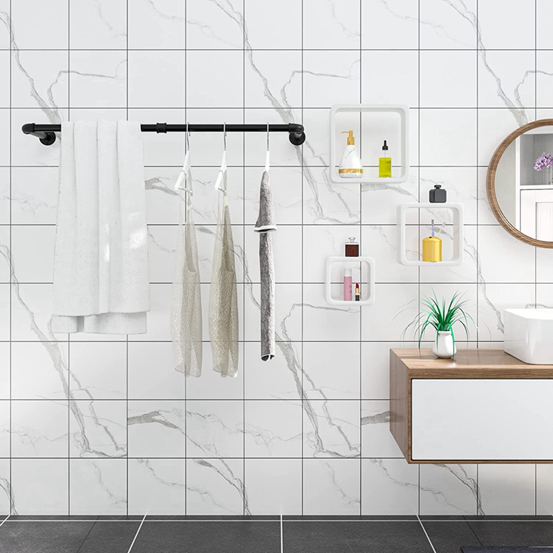 Wandmontage Kleding Rail, Afneembare Kledingrek Industriële Pijp Kledingrek Muur Hanger Voor Kleding Opslag