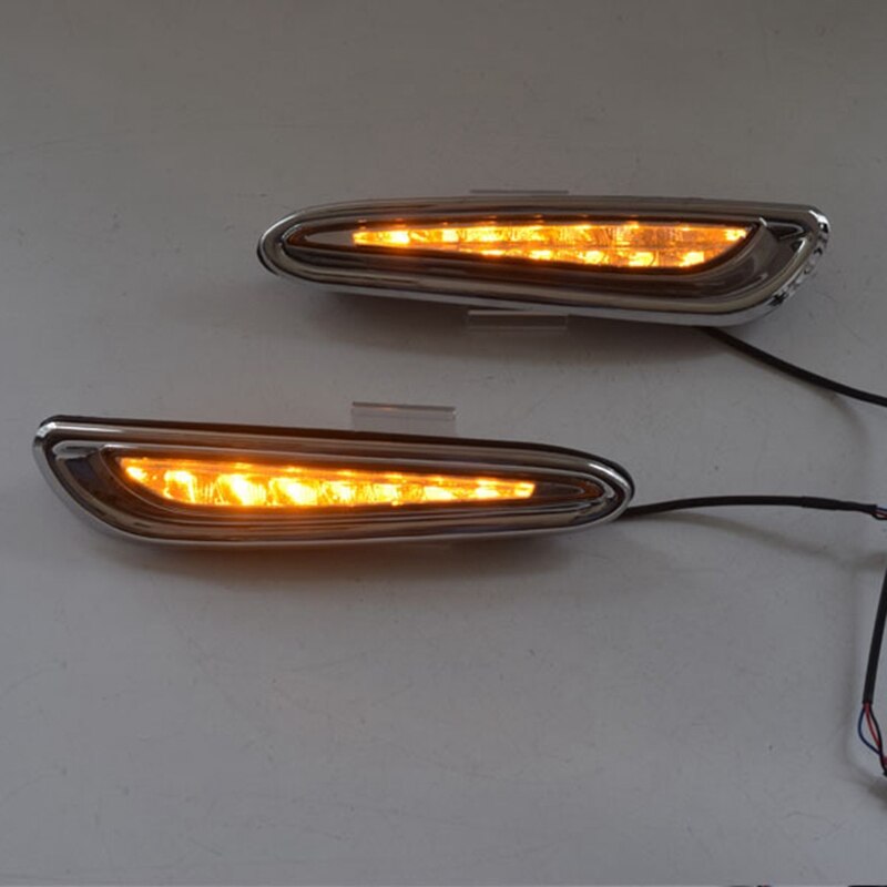 2Color Car Turn Signal Fog Lamp LED Daytime Running Light for Mazda 3 Axela DRL