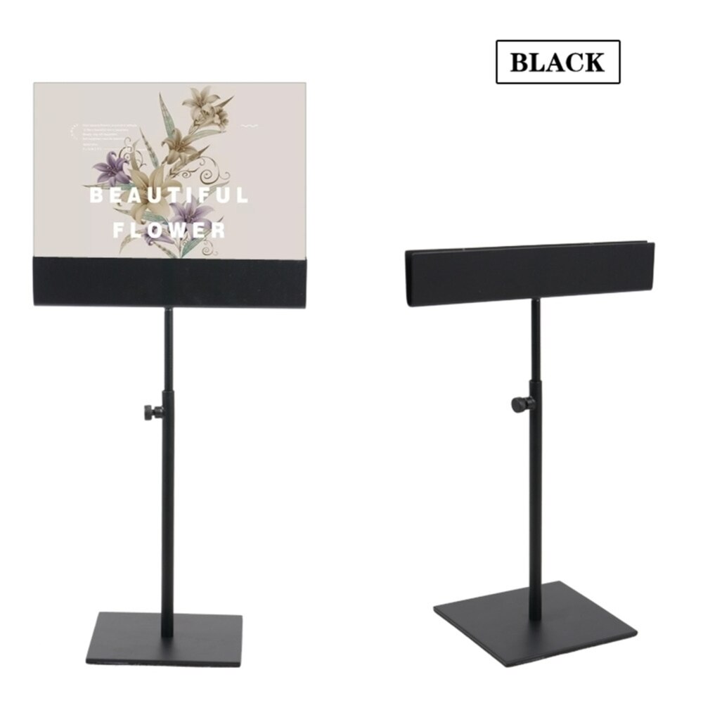 Adjustable Menu Display Stand Kt Board Double-sided Display Holder for A4 Pop Poster Modern Desktop Hb34