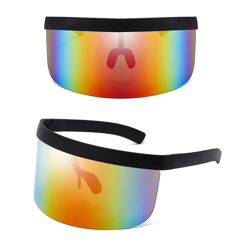 1 ud. Gafas de protección solar gafas de espejo protector gafas media protección facial gafas de sol Anti-voyeur gafas de sol motocicleta