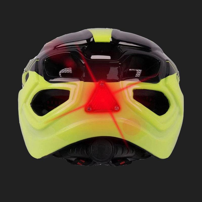 Cycling Helmet With LED Back Light Bike Ultralight Helmet Intergrally-Molded Mountain Road Bicycle Helmet Safe Men Women