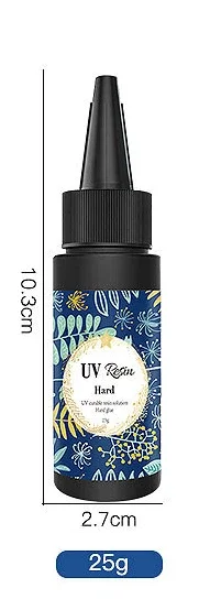 UV-hartsiliima 10-100g Väritön Läpinäkyvä Ultraviolettineste Askarteluun DIY Korujen Valmistukseen