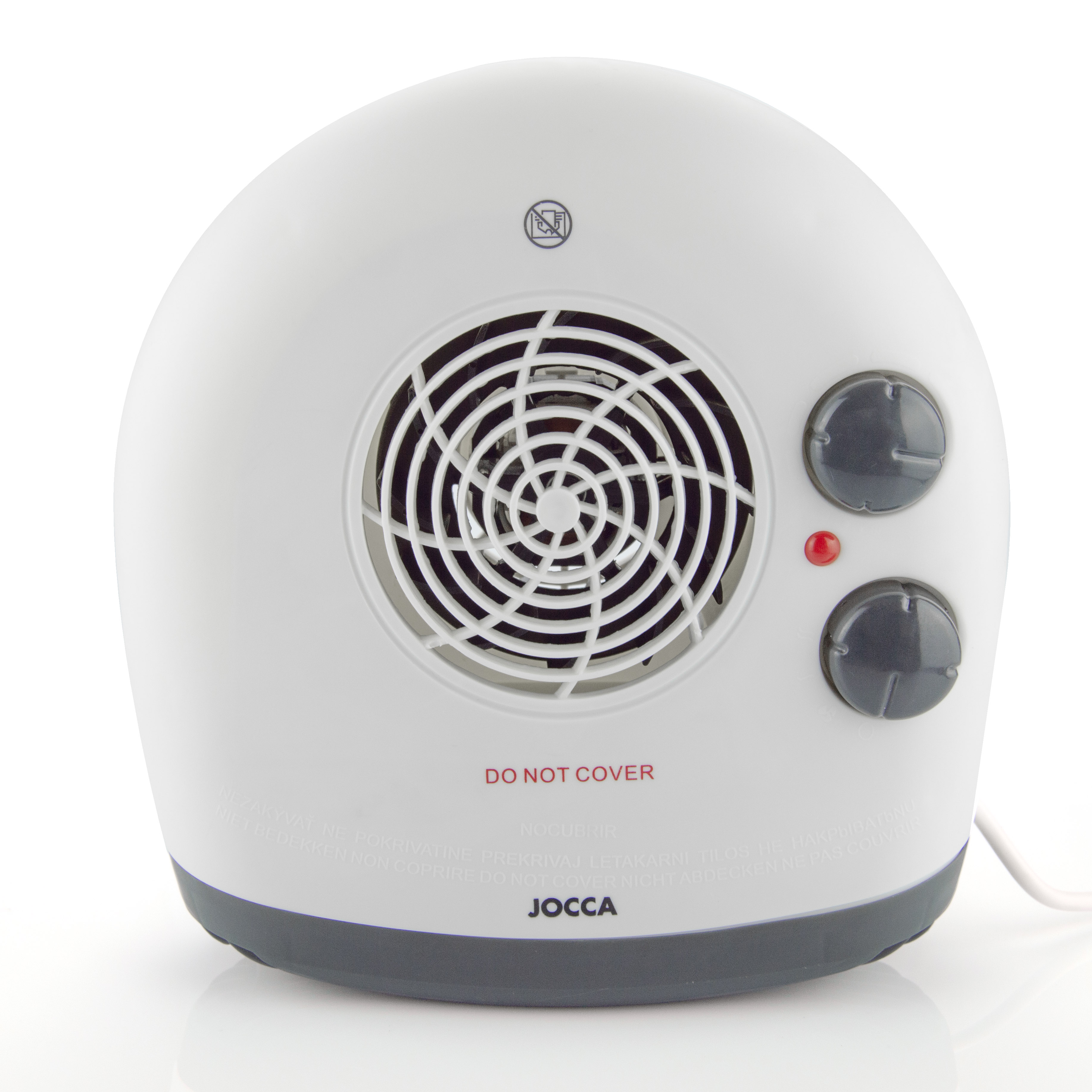 Chauffage électrique JOCCA et support d'air et froid avec une puissance de 2000 W. Chauffage soufflant pour la salle de bain. Récupérer le radiateur pour chauffer votre maison rapidement sans trop d'espace.