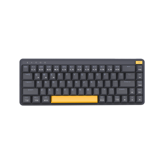 Teclado mecánico MIIIW POP Series Z680C MWMKB01, Compatible con Bluetooth/cableado, modo Dual, 68 teclas, 50 millones de compresiones: Interruptor rojo