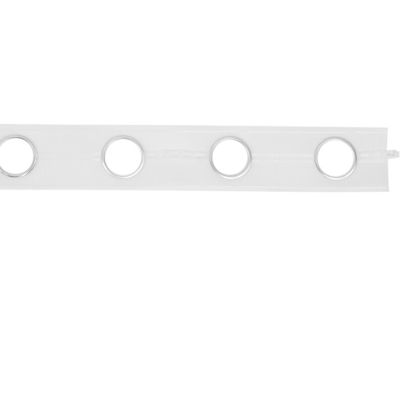 Cinta de cortina con ojales de 5M, accesorios de 40 anillos, cortinas plateadas de costura, persianas nuevas