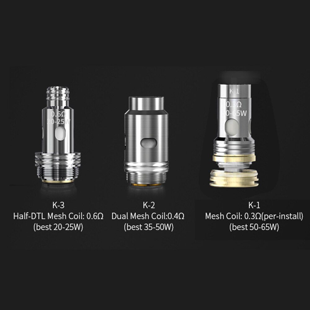 3-9pcs Original Smoant Pasito II K Mesh Coil K1 K2 K3 K RBA Coil head for Pasito 2 / Pasito Kit / Knight 80 Kit VapeVaporizer