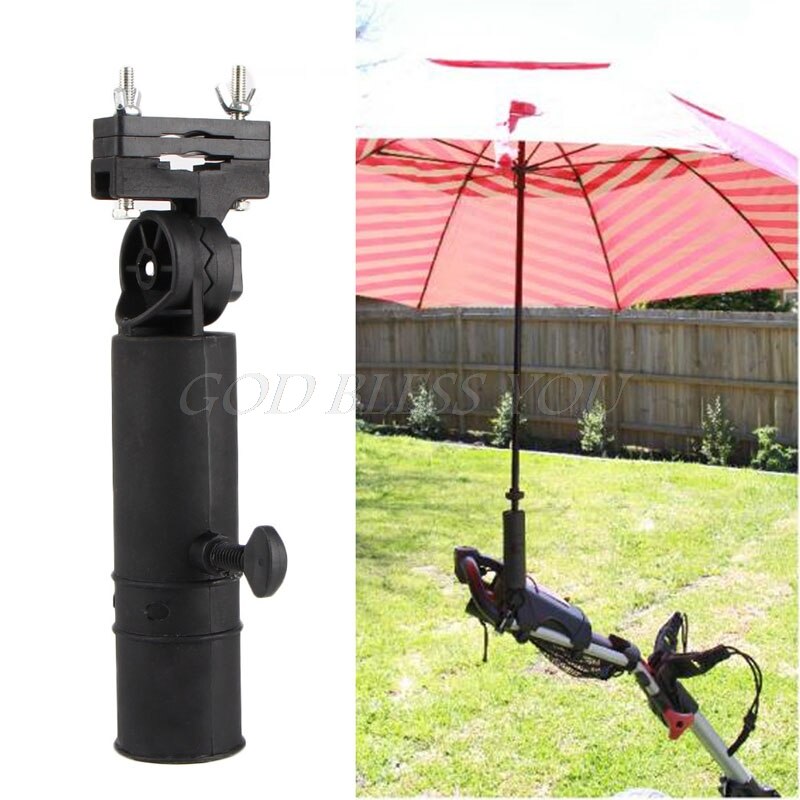 Soporte de sombrilla duradero para palo de Golf, carrito para bicicleta, cochecito de bebé, silla de ruedas,