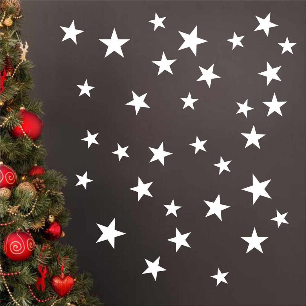 Taille mixte étoiles bricolage étoile Art miroir autocollant mural acrylique Stickers Muraux pour salon chambre autocollants Muraux Adesivos De Pare-brise
