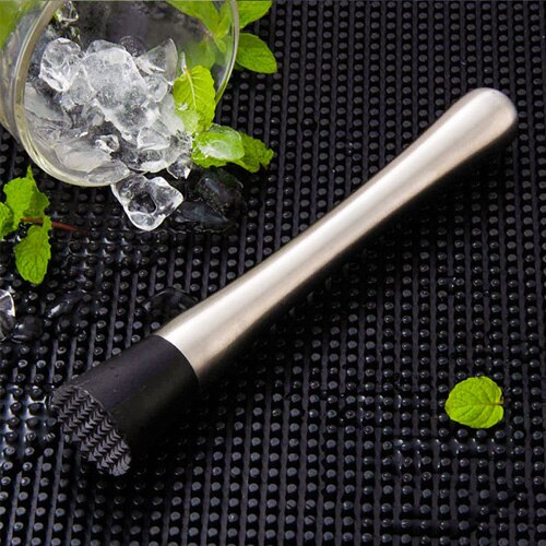 1Pc Cocktail Muddler Stainless Steel Muddler DIY Drink Muddler for Mojito Cocktail Crushed Ice Mint Fruit Muddler Wine Bar Tools: Type A 20.5cm