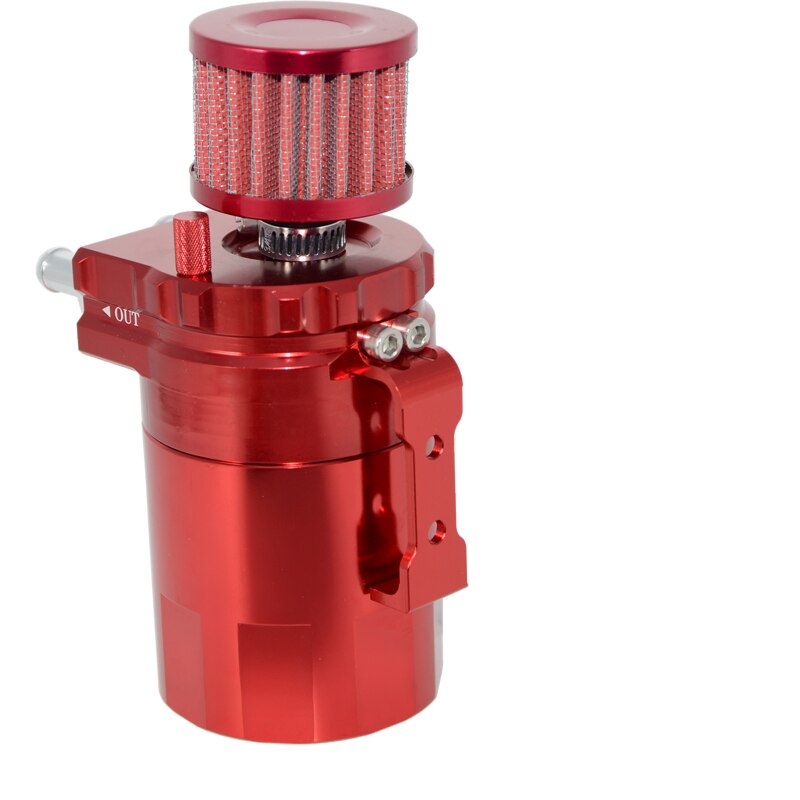 Aluminium déflecteur universel voiture huile attraper peut réservoir réservoir noir/rouge/bleu/argent