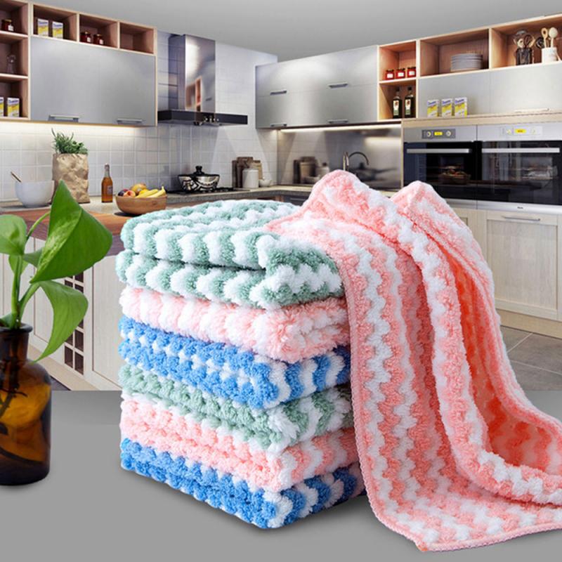 3pc super absorvente microfibra cozinha prato pano de alta eficiência utensílios de mesa de limpeza do agregado familiar toalha cozinha ferramenta gadgets cocina