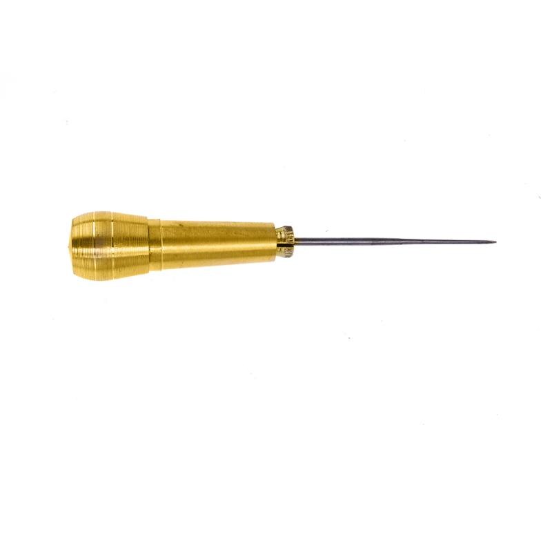 Canvas Lederen Tool Naaien Priem Hand Tool Punch Naaien Accessoires Naalden Koperen Handvat Stitcher Haak Lijn voor Leathercraft