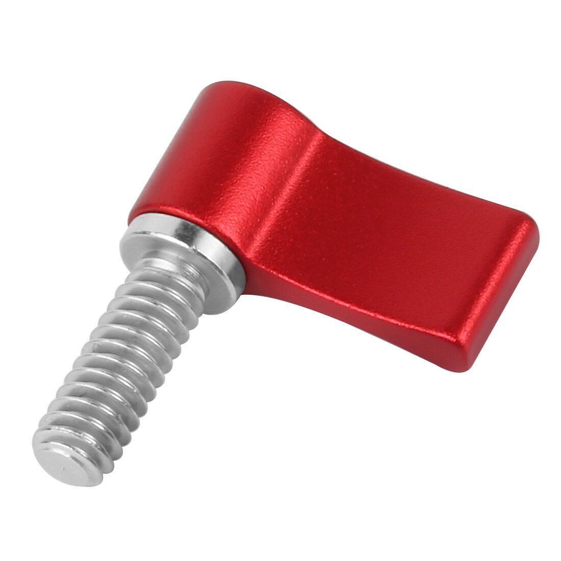 2Pcs Edelstahl 304 Kamera Schraube Einstellbar Griff Wrench M6 1/4 3/8 Gewinde L-Typ Dual Flügel Adapter DSLR Kamera für GoPro: 1 4 x17 TypeA Red