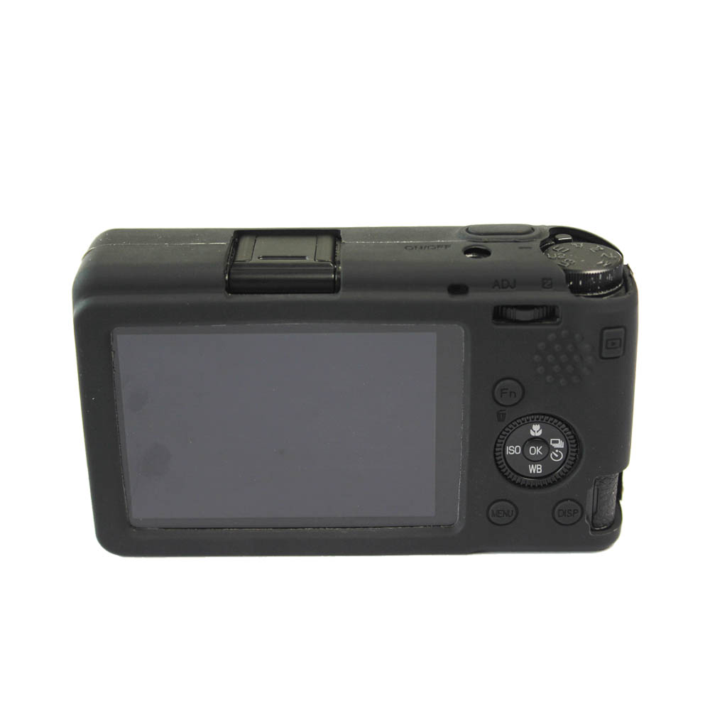 Funda de silicona suave para cámara cuerpo de goma cuero PU funda de lujo bolsa de piel para Ricoh GRIII GR3 GR III Vidrio Templado película protectora