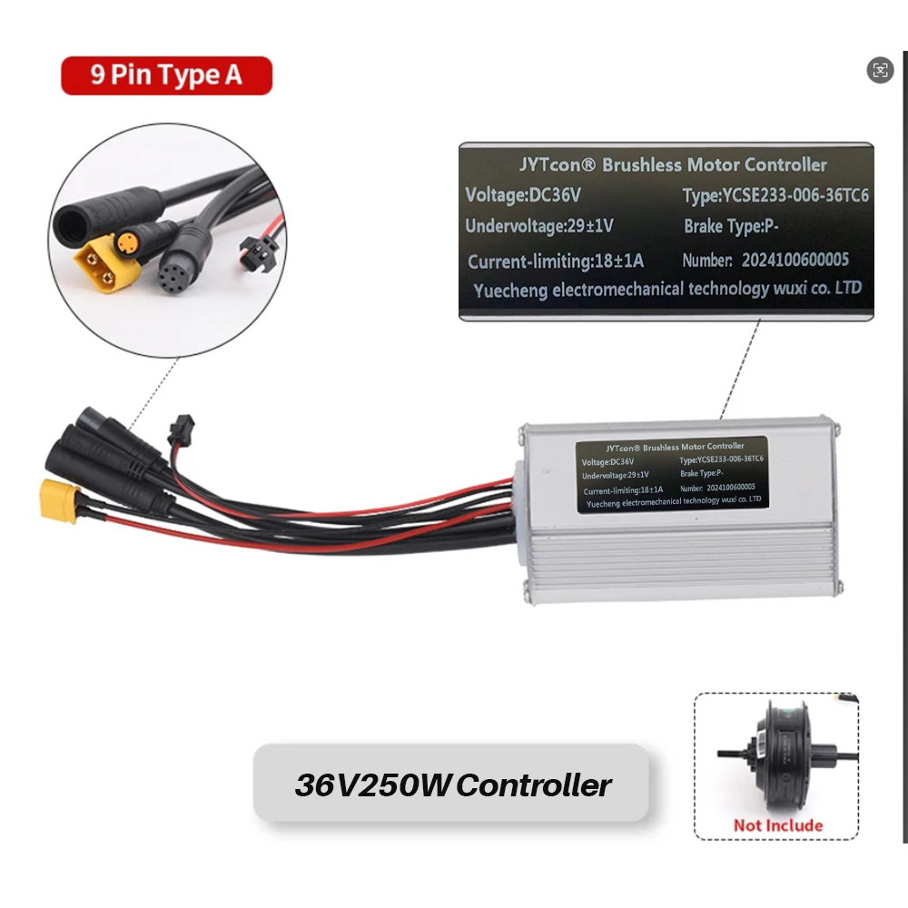 Controller Voor Bafang Hub Voor Achter Motor BF-UART Display 36V 48V 500W/750W elektrische Fiets Conversie Accessoires Onderdelen: Bordeaux