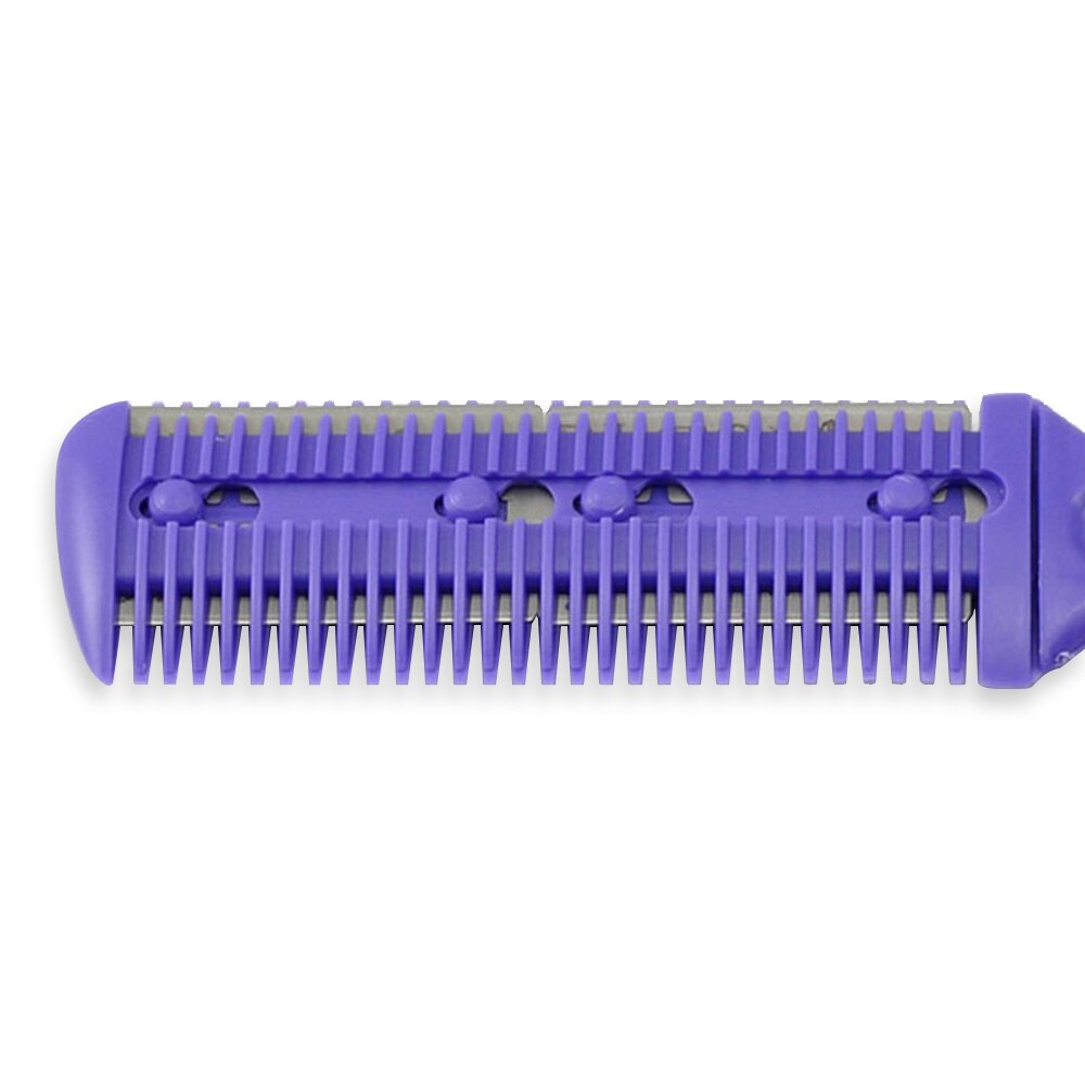 1/2 pcs Double Sides Hair Razor Comb With Removable Blades Cutter Cutting Thinning Shaper Haircut Trimmer Styling Tool