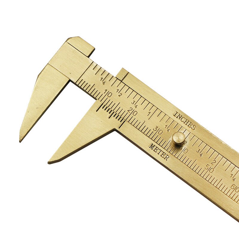 Measuring Tool Scale Metal Slider Vernier Caliper Ruler Portable Double-scale measuring instrument Caliper
