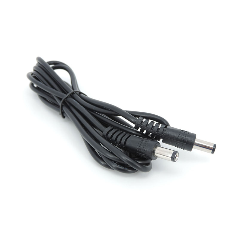 12V DC Male To Male plug Power supply Connector Extension cable Plug 5.5 x 2.1mm CCTV camera Adapter Cords 0.5m/1M/2M
