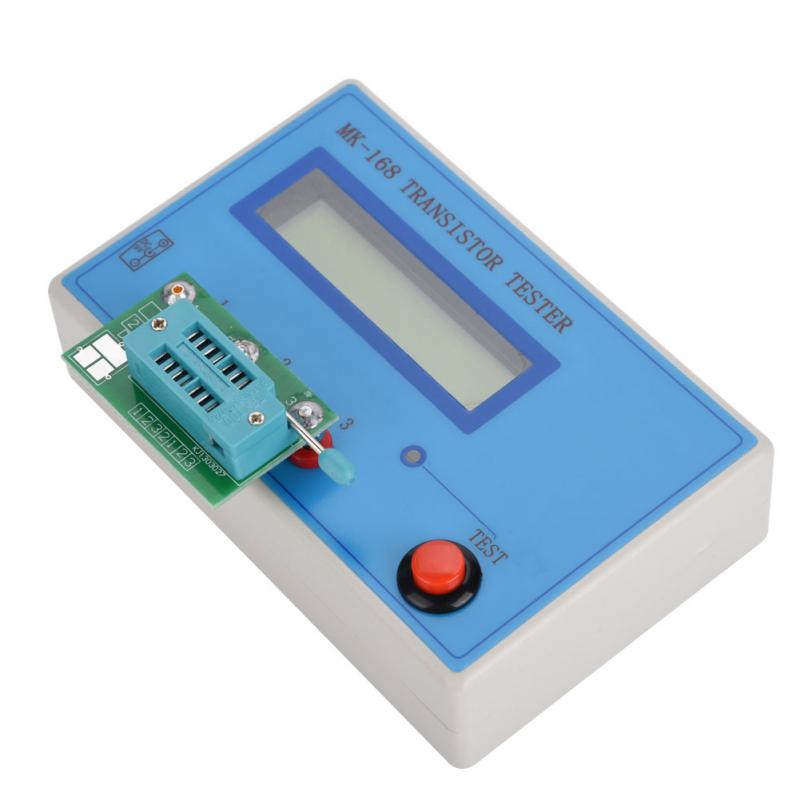 Medidor Mk-168 Transistor Tester diodo triodo capacitancia resistencia Esr Rlc Npn Pnp Mos