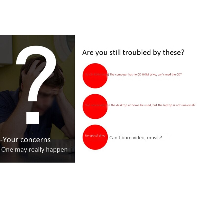 Externe Cd Dvd Drive USB3.0 Dvd Brander Cd Dvd-speler Voor Laptop Mac Ma-Cbook Win 10/8/7/Xp Pc