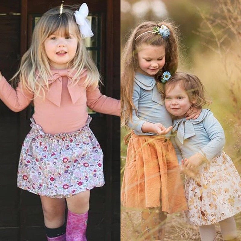 Peuter Meisje Katoenen Prinses Lange Mouw T-shirt Top Zip Up Blouse Kleding