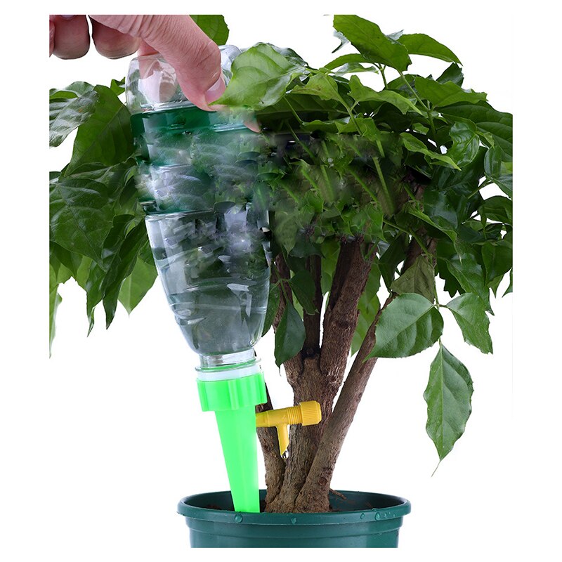 3/6PCS Auto Drip Irrigation Watering System Self-Watering Kits Automatic Waterers Dripper Spike Kits Plant Flower Waterer Tools