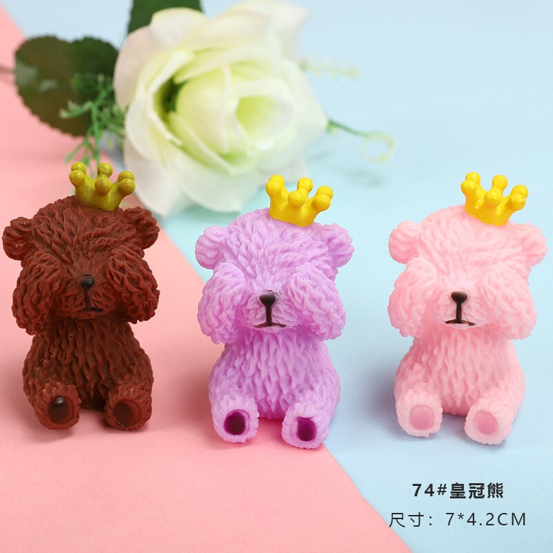 10 stücke Gag Spielzeug Praktische Witz Lustige Zerquetscht Dekompression Squishie betonen Linderung Spielzeug entlüften Antistress Interessant Für freundlicher