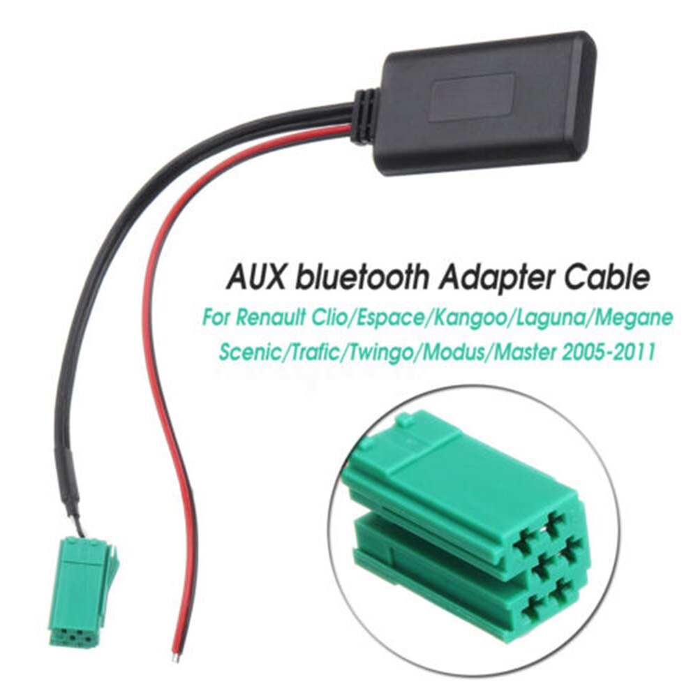 Bluetooth Adapter Aux Kabel Stereo Radio Voor Renault Clio Kangoo Megane 2005-11 Nieuw En