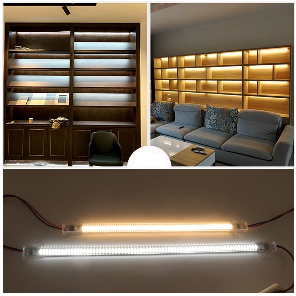 AC 220V LED Bar Light 5pcs/lot Waterproof 2835 LED Rigid Strip 72 LEDs High Brightness Energy Saving LED Fluorescent Tubes Bar