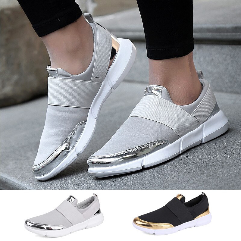 Women's Casual Shoes Full Breathable Light Walking Shoes Shock Non-Slip Shoes
