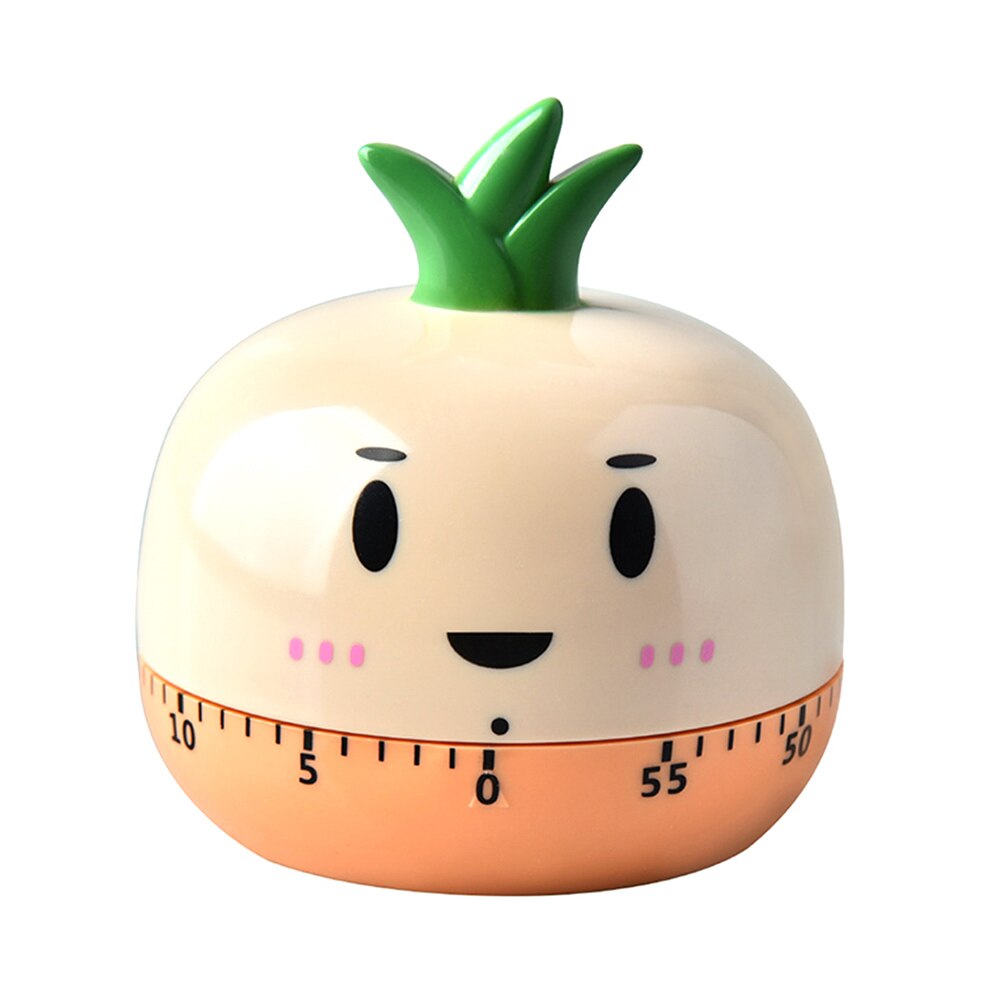 Kitchen Cooking Countdown Timers 60 Minute Mechanical Timer Alarm Timer Reminder Clock Baking Study Helper Kitchen Tools: pineapple