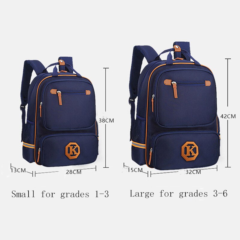 children's school bag high density waterproof nylon primary school backpack