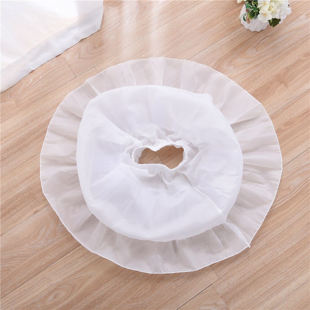 Yoliyolei poliestere estensibile 0-12 anni Flower Girls sottoveste bianco puro 3 strati S M L sottogonna elastica per bambini disossata