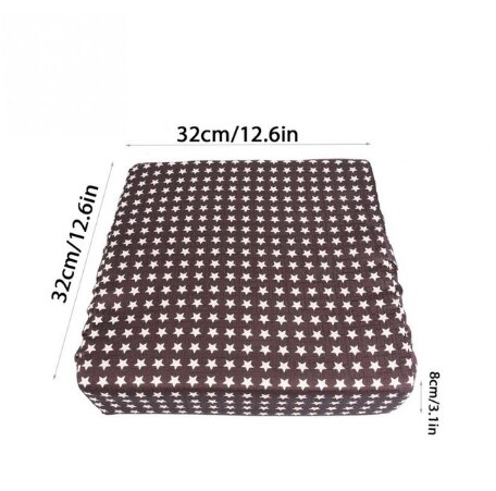 Neue Baby Esszimmer Stuhl Booster Kissen Abnehmbare freundlicher Hochstuhl Sitz Pad Stern Stuhl Erhöaufgehängt Kissen Art Matratze: Braun