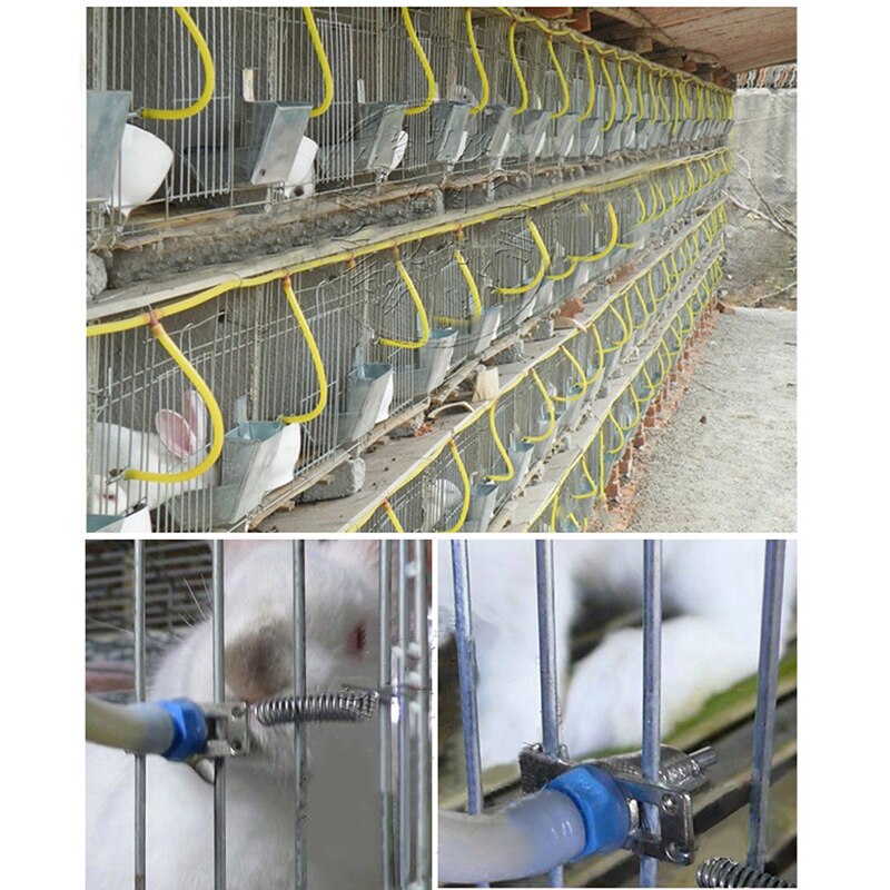 10 stuks automatische drinknippels voor water, waterdrinkers, pluimveevoeders voor knaagdieren, muizen, konijnen, boerderijdierenbenodigdheden