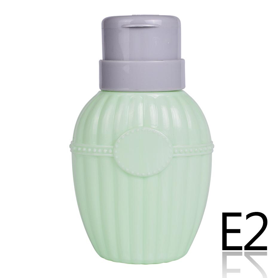 Volledige schoonheid 200ml lege flessen roze navulbare container voor vloeibare alcohol druk pomp dispenser make-up nagelkunst accessoire  ch003