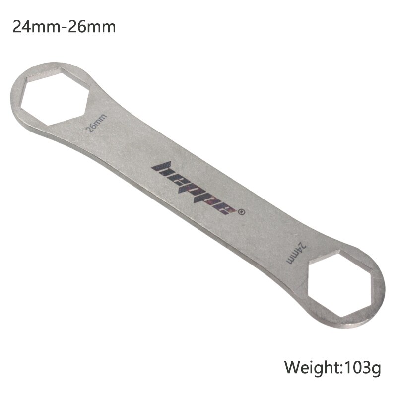 HEPPE Fahrrad Gabel Schulter Schlüssel Fahrrad Gabel Reparatur Werkzeug Gabel Kappe Schlüssel 8-12T/24/26/27/28/30/32mm für XCR XCT XCM ST RST: 24-26mm