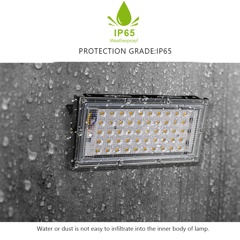 Led-Schijnwerper 50W 100W 150W Ip65 Waterdichte Ac 220V Outdoor Schijnwerper Led Reflector Straatverlichting Landschap Verlichting
