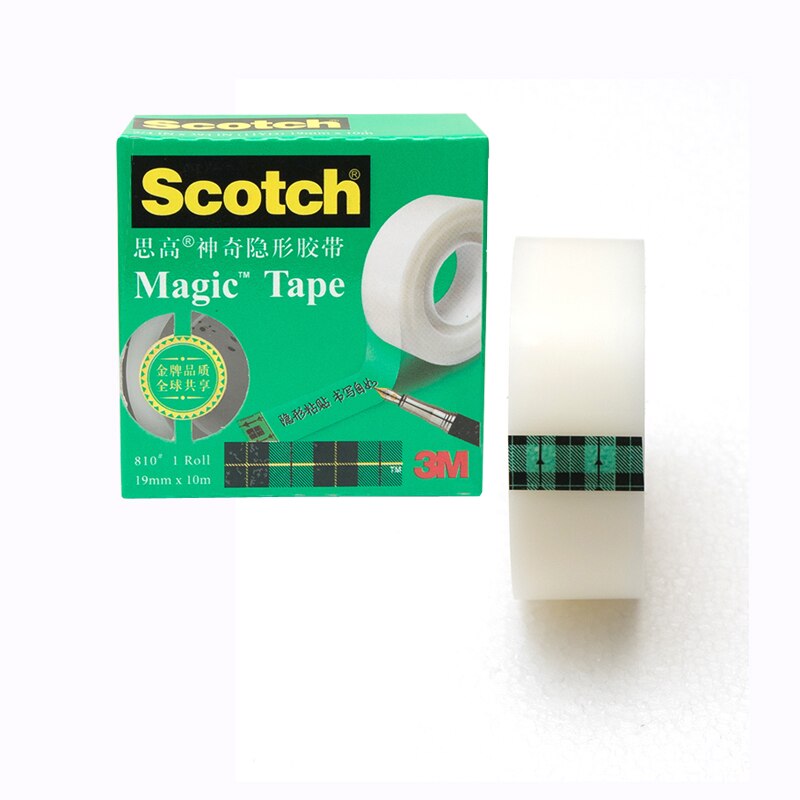 3M Scotch Tape Dispenser With Magic Stealth Transparent Tape Office Stationery Adhesive Tape Holder 3M Big Brand Are Trustworthy