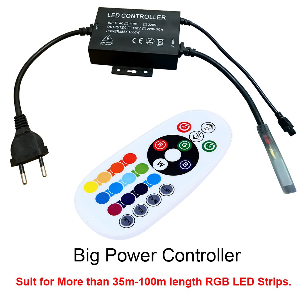 Led Rgb Ir Remote Controller AC110-260V Strip Wifi Muziek Controller Neon Light Strips Smartphone Bluetooth Grote Power Controller
