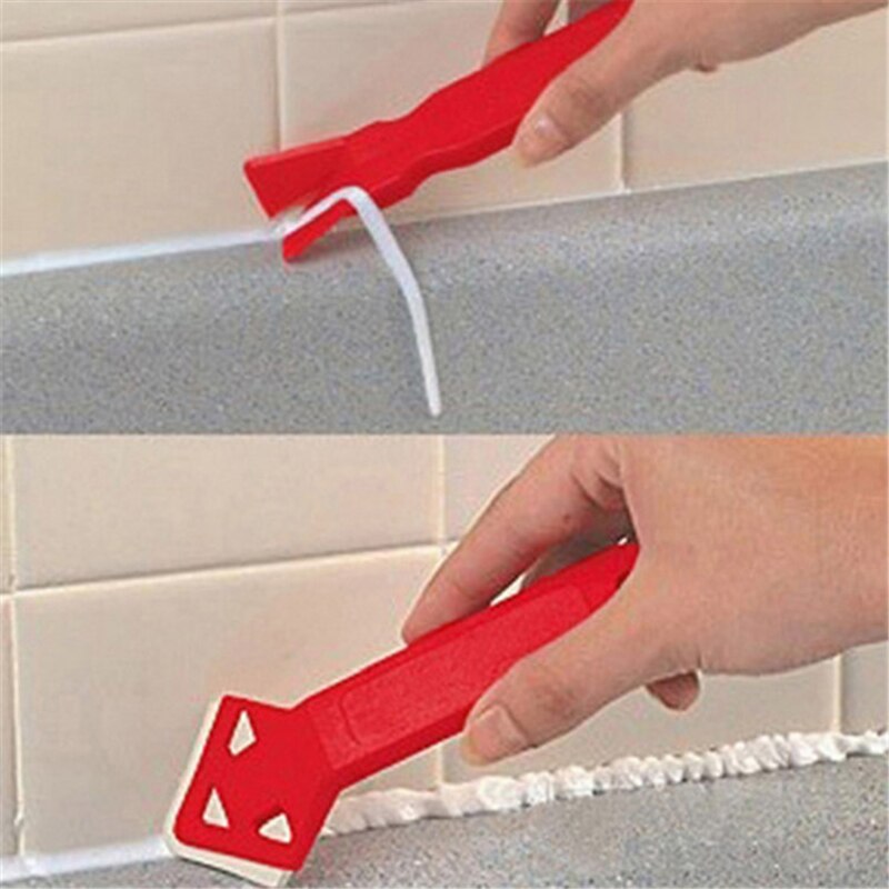 Espátula de plástico de vidrio para eliminar el caucho Residual, herramienta de costura de belleza, accesorios de limpieza del hogar, 2 uds.