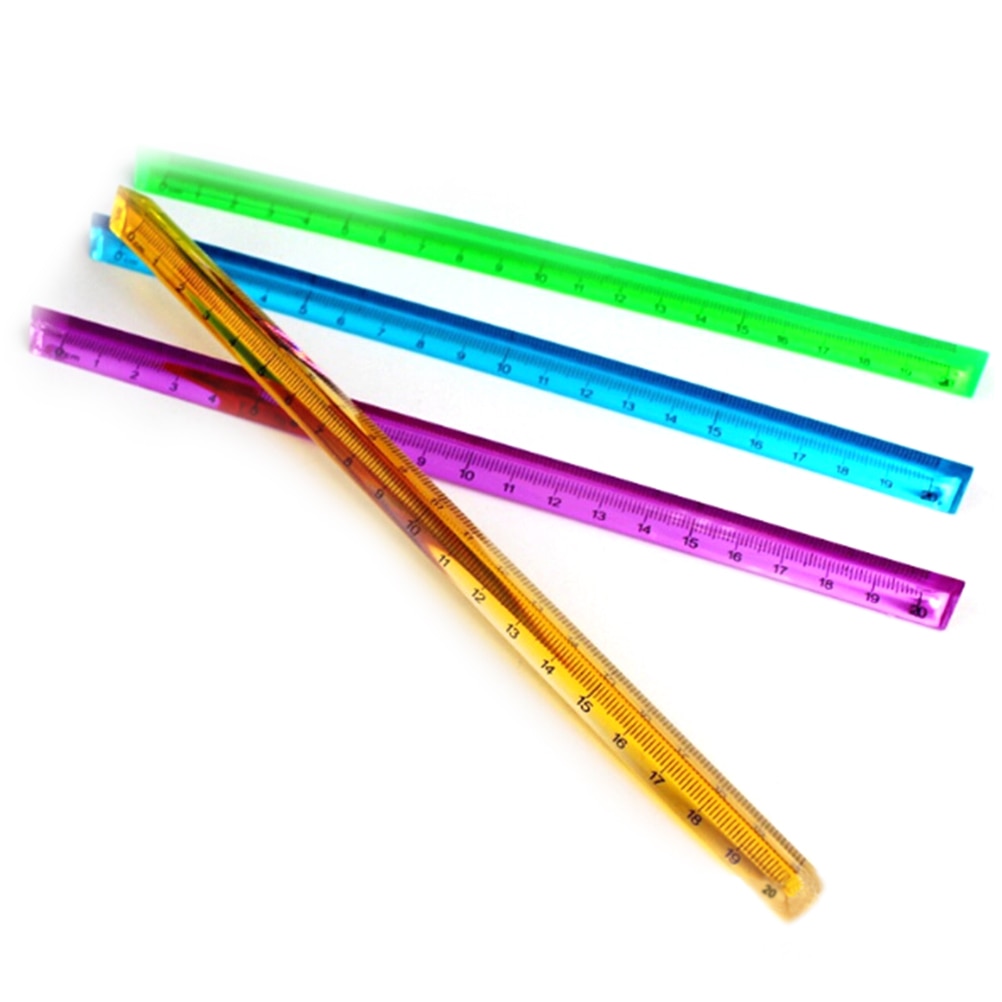 20cm triangular scale ruler Synthetic Quartz scale Measuring Ruler Tools