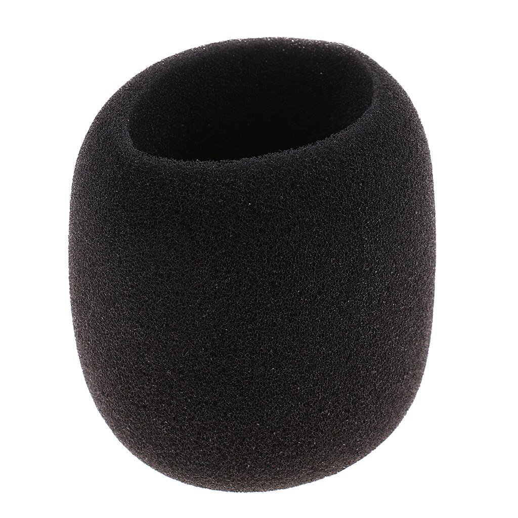 Microphone Headset Grill Windscreen Sponge Foam Black Soft Mic Cover Shield