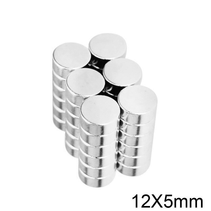 10/20/50/100pcs 12x5 mm Powerful Magnets 12mmx5mm Permanent Round Magnet 12x5mm Neodymium Magnet Super Strong magnetic 12*5 mm