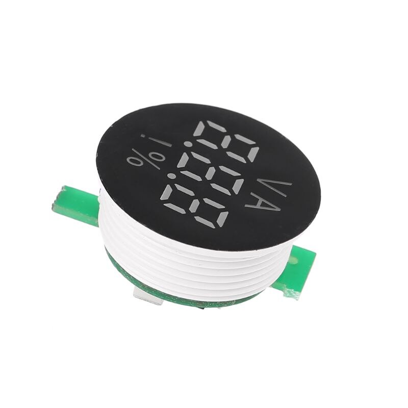 Indikator for digital spænding batteristrøm 2/3 ledninger  dc 0-150v 12v/24v/60v/96v elektricitet forbliver batteritester lithium blysyre