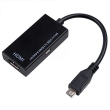 5-pin micro-USB Male Micro USB To HDMI HD Cable Converter Adapter For PC Laptop TV TV-Box And VGA Output Devices R20