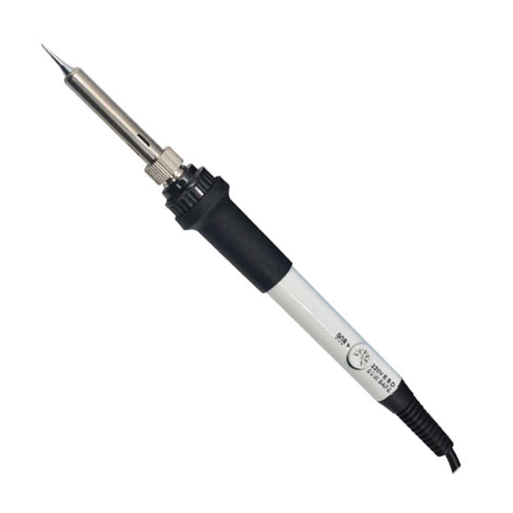 Internal Heat Temperature Adjustable Electric Soldering Iron 60W Welding Solder Rework Repair Tools Evenly Heated Fast Heating: White / US