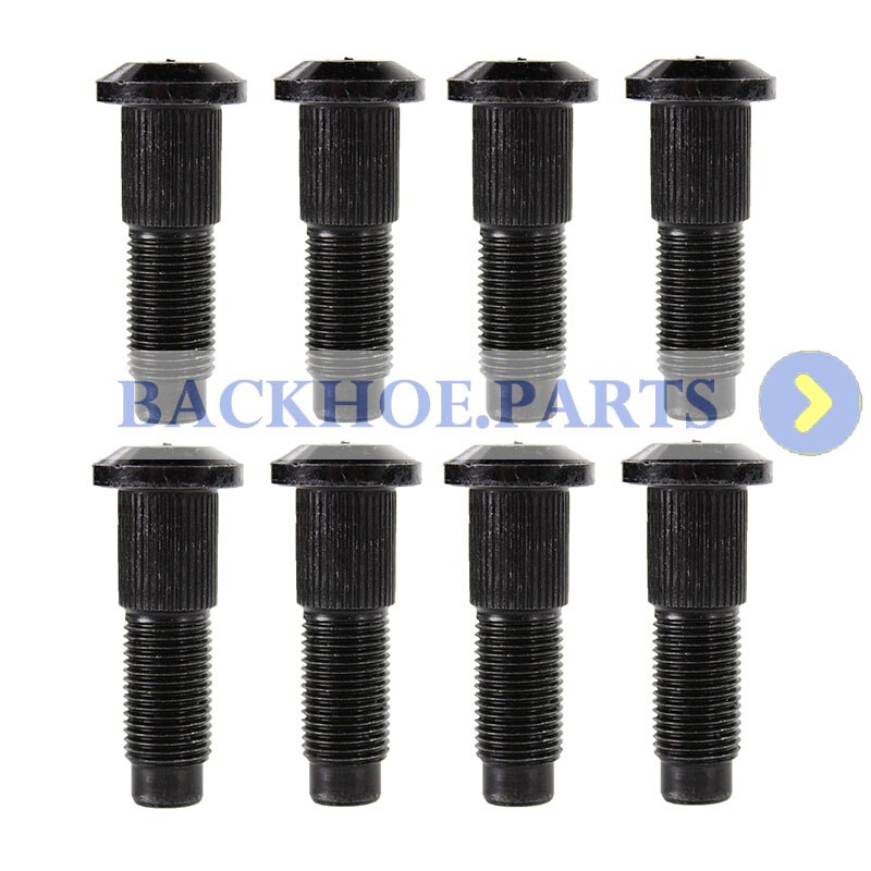 8 PCS Lug Nut & Stud Kit 6709170 6564669 for Bobcat Skid Steer Loader S100 S150 S160 S175 S185 S205 S220 S250 S300